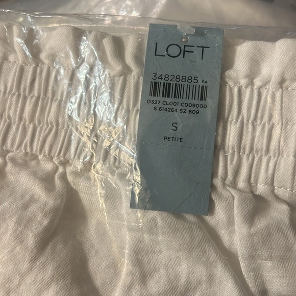 Loft‎ Petite Pull On Linen Cotton Shorts - Picture 4 of 4